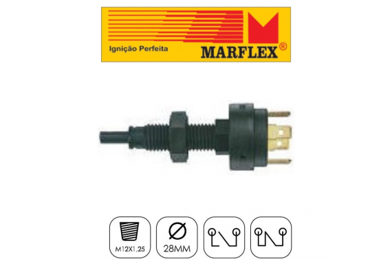 Interruptor Freio Luz Marflex Uno Premio Elba 1985 a 1989 