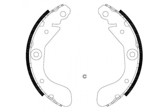 Sapata Freio Lona Chevrolet Cobalt 8v 2011 a 2020 Sonic 16v 2012 a 2014