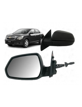 Espelho Retrovisor Esquerdo Com Controle Chevrolet Cobalt Pós 2012..