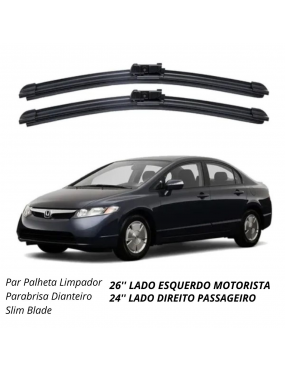 PALHETA LIMPADOR PARABRISA DIANTEIRO SLIM BLADE CINOY